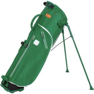 Stitch SL2 Fadeaway Green Leather Golf Stand Bag 4-way Divider New with Tags